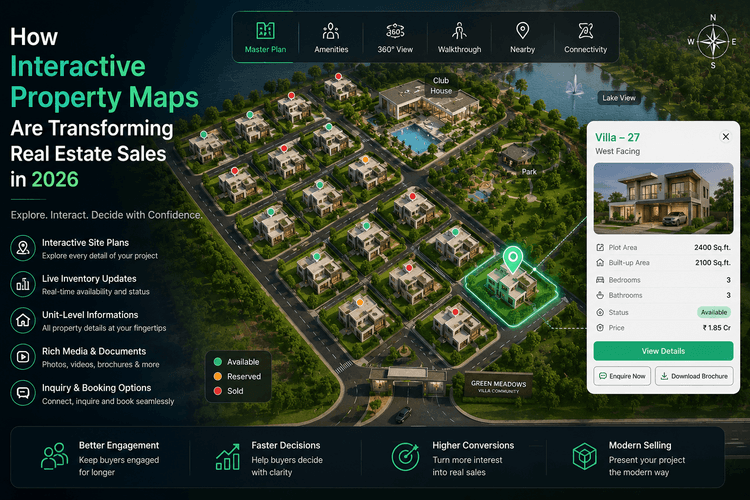 Comment les Cartes Immobilières Interactives Transforment les Ventes Immobilières en 2026