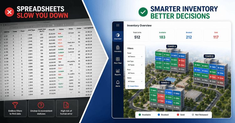 Pourquoi les Promoteurs Immobiliers Abandonnent les Feuilles de Calcul pour la Gestion des Inventaires ? Pourquoi les Promoteurs Immobiliers Abandonnent les Feuilles de Calcul pour la Gestion des Inventaires ?