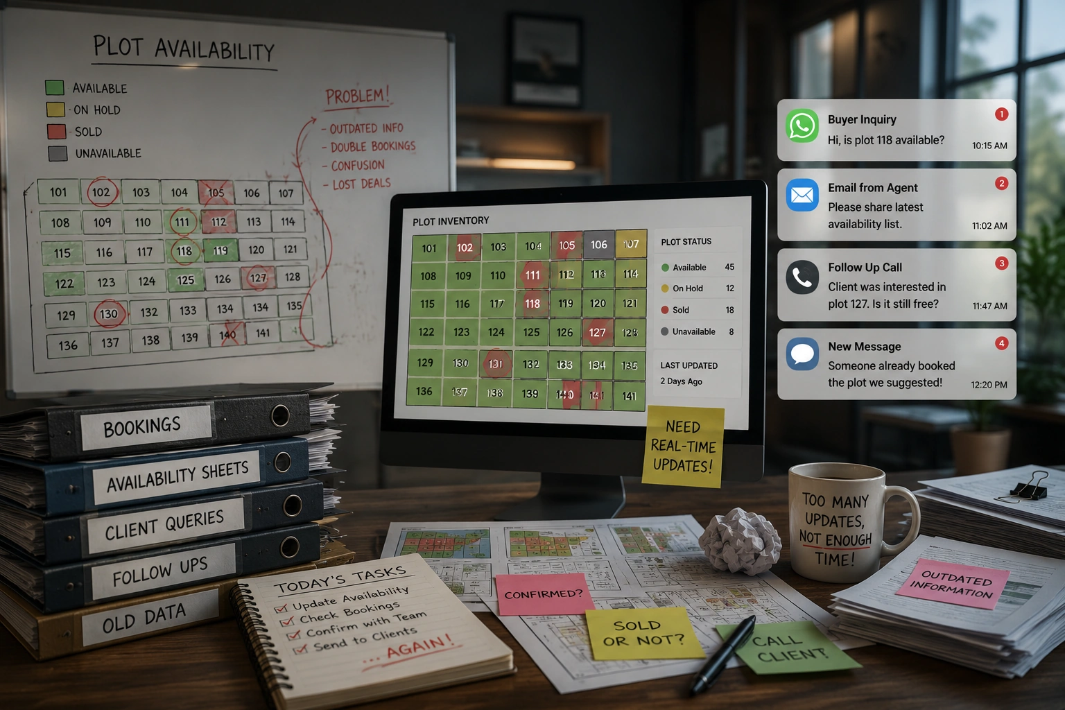 Lack of Real-Time Availability