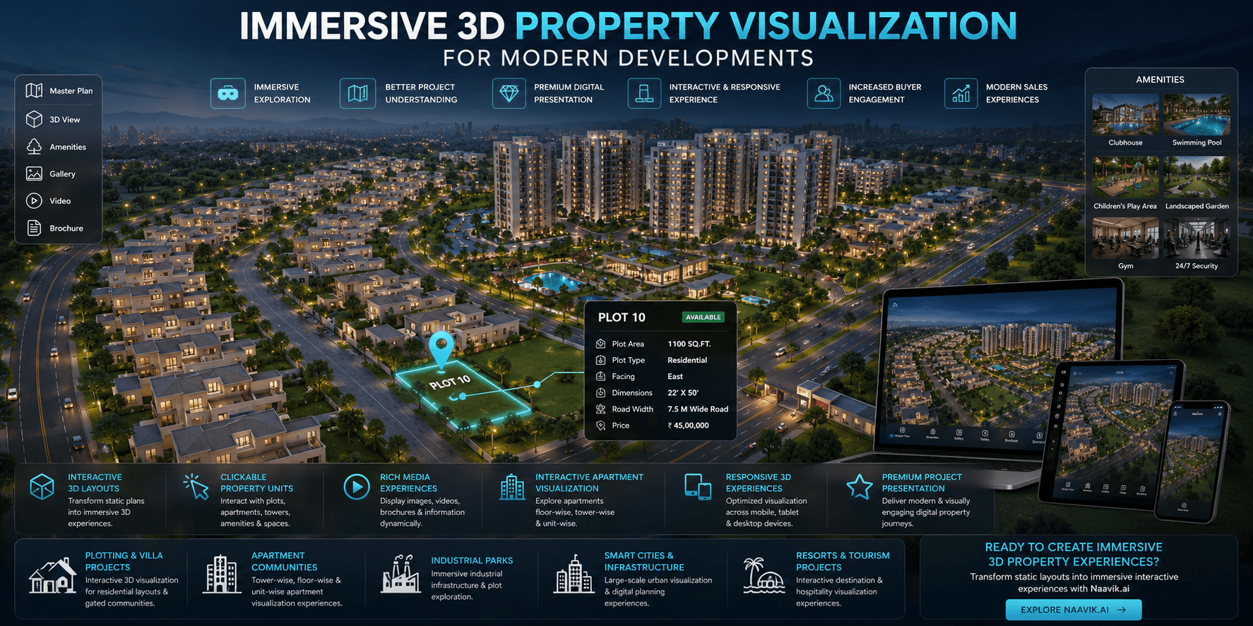 Interactive 3D Property Visualization for Modern Developments Interactive 3D Property Visualization for Modern Developments