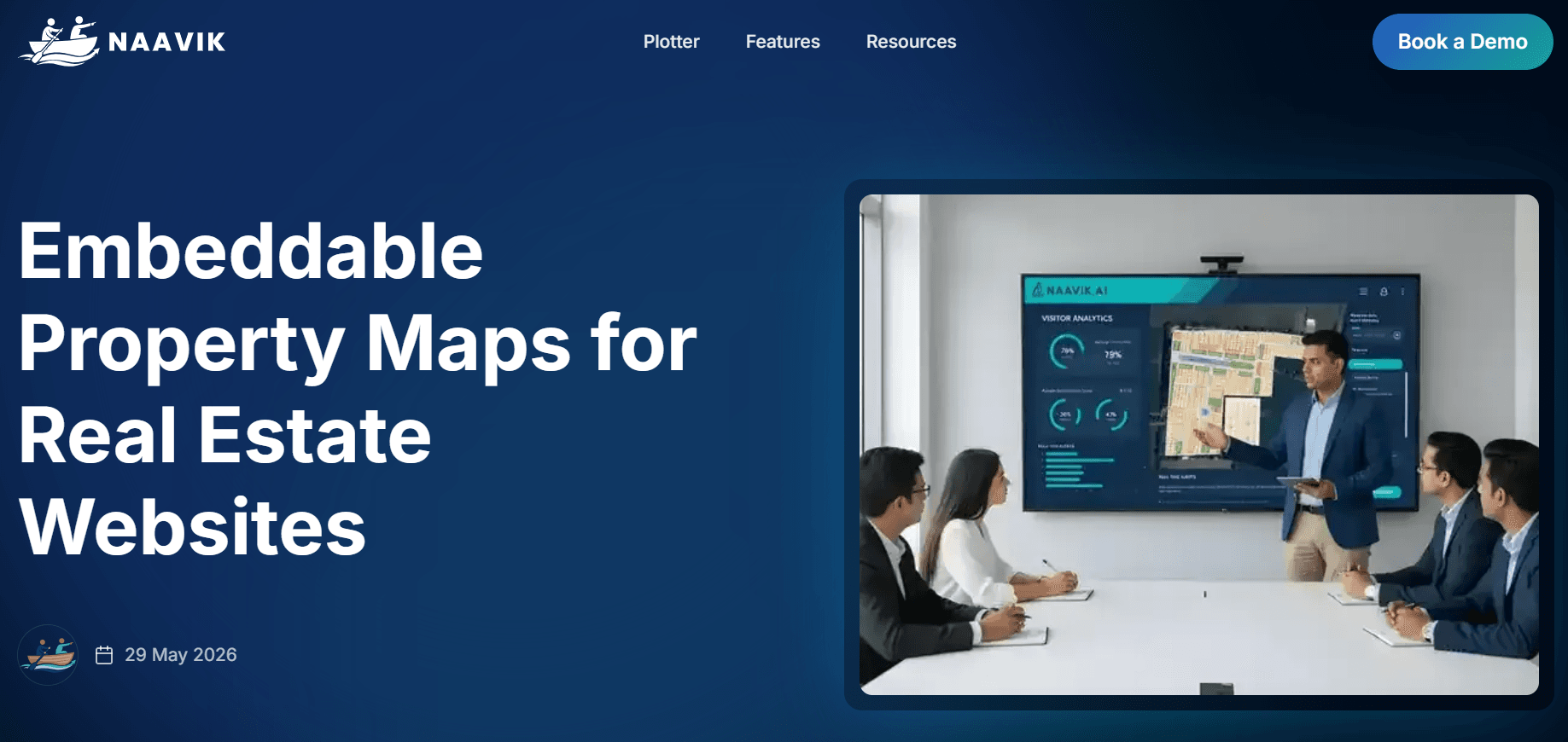 Embeddable Property Maps for Real Estate - Naavik Ai